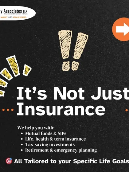 My work goes far beyond just insurance. I help you with a comprehensive range of financial tools including mutual funds, SIPs, tax-saving investments, and retirement planning, all tailored to your specific life goals.
