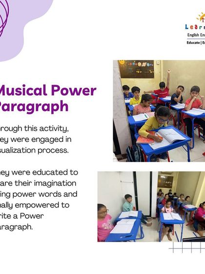 After the visualization exercise, my students get to work writing their "Musical Power Paragraphs." This activity teaches them to use strong vocabulary and sensory details to share their imagination, empowering them to write with more depth and emotion.