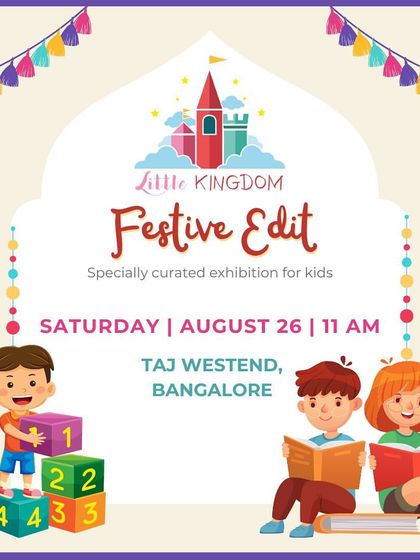 An invitation to the Festive Edit, with a graphic emphasizing the educational and play aspects.