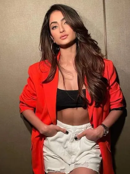 Styling is about capturing a personality. I worked with Palak Tiwari to create this modern, chic look featuring a vibrant red blazer, perfect for making a contemporary style statement.