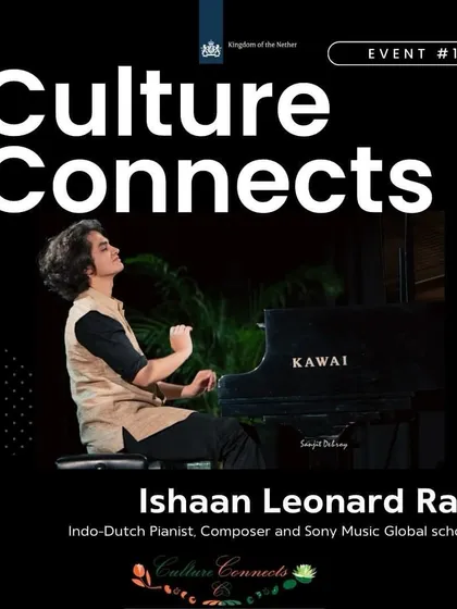 A poster for Ishaan's solo performance in the "Culture Connects" series. This was a preview of his debut album, a moment of mixed emotions and immense pride.