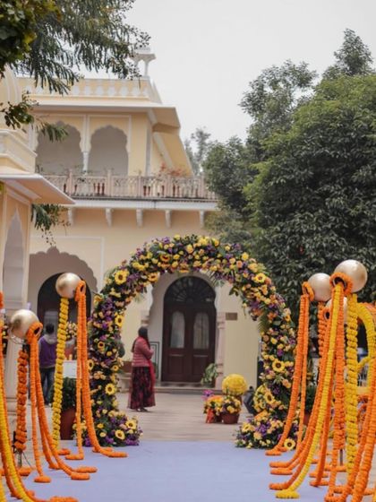 Nirvana Event and Decor - Wedding Planning & Thematic Decoration Vibrant Haldi & Mehendi Ceremonies photo 55