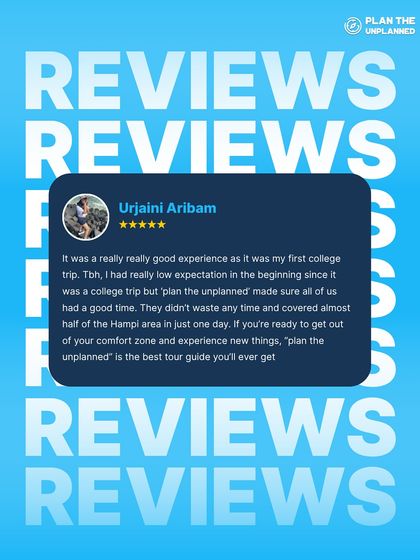 Urjaini Aribam, on her first college trip, says we are the "best tour guide you'll ever get."