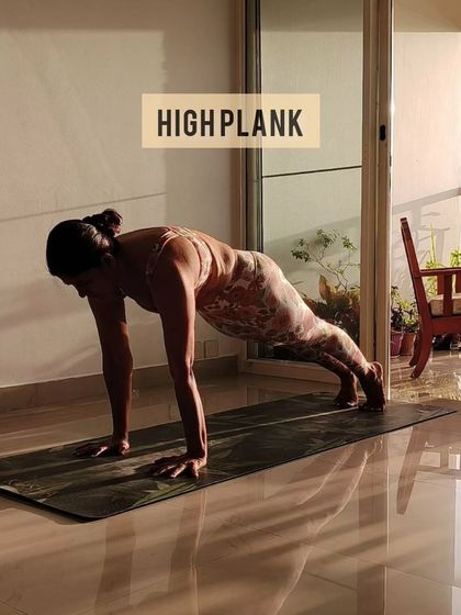 The High Plank is a fundamental core exercise for a reason. It is efficient and targets a vast majority of our most used muscles in one go. Hold for 5-10 seconds and increase the count daily to feel the difference.