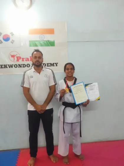 Sending off one of our top athletes to the Khelo India Women's League. We support our students as they pursue their dreams.