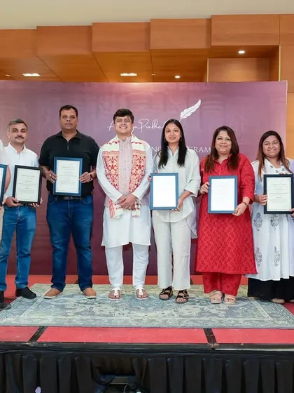 Guiding a group of dedicated entrepreneurs in my Business Excellence Program. My work extends beyond individual consultations to coaching business owners, helping them apply the timeless science of Samkhya for sustainable growth and team harmony.