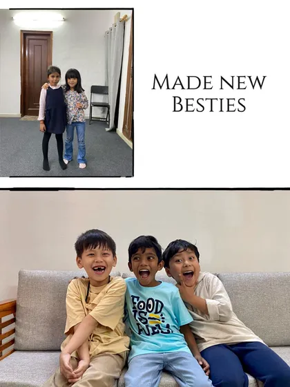 Music class is where new friendships blossom. We are so proud to see our students connect and grow together, building a wonderful little community right here at the academy.