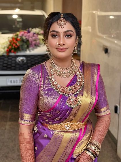 Madhuri Subbaraju - Destination Wedding Makeup Timeless Muhurtham Brides photo 13