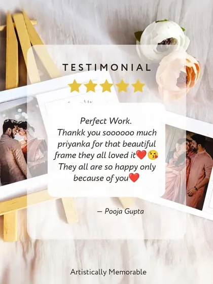 Hearing how much you love your keepsakes is the best part of my job! I pour my heart into every piece, and seeing your happy reactions makes it all worthwhile.
