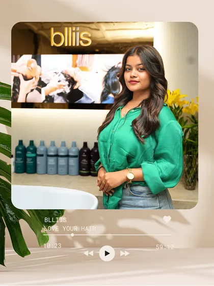 Witness a stunning hair glow-up. We transformed this client's hair with a rich global color base and added dimension with subtle caramel highlights, finishing with soft waves to showcase the beautiful, multi-tonal effect.