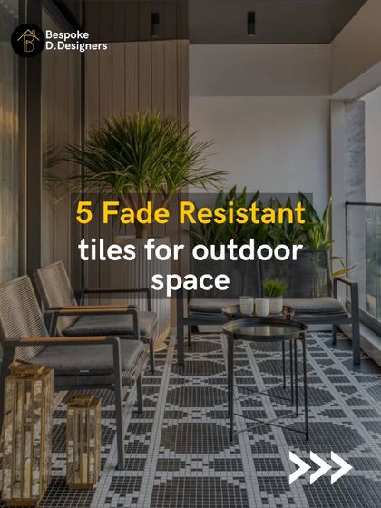 Choosing the right tiles for your outdoor space is essential for longevity. I help clients select fade-resistant options that can withstand sun, rain, and daily wear, so your balcony or patio looks great for years to come.