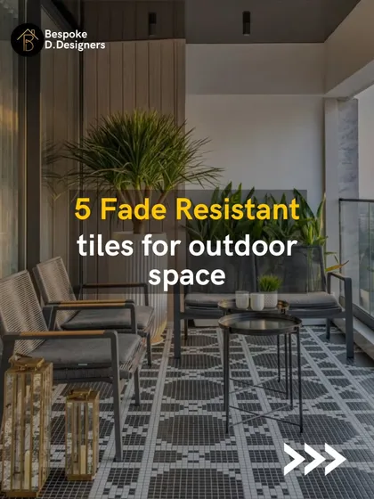 Choosing the right tiles for your outdoor space is essential for longevity. I help clients select fade-resistant options that can withstand sun, rain, and daily wear, so your balcony or patio looks great for years to come.