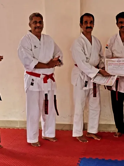 A proud moment for me, receiving my 3rd Dan Black Belt certification from my Grandmaster, Soke. Shrinivas. I am committed to upholding the high standards of the Karate India Organisation (KIO) and my own lineage.