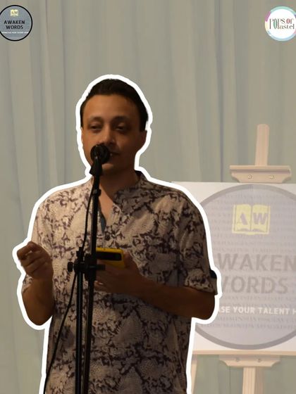 An artist delivering a powerful performance at our intimate venue.