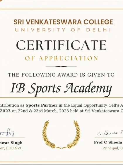 We were honored to be the official Sports Partner for 'Lahar 2023', the annual fest of Sri Venkateswara College's Equal Opportunity Cell. We are committed to promoting sports for everyone.