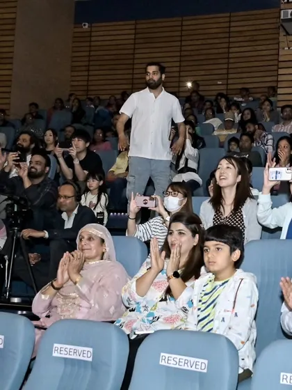More happy faces in the crowd. The community that we build around our students is just as important as the dancing itself.
