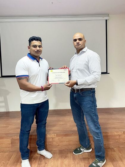 I'm truly grateful to have completed my nutrition course with Proton Fitness Academy. A huge thank you to Goutham sir for believing in me and guiding me.
