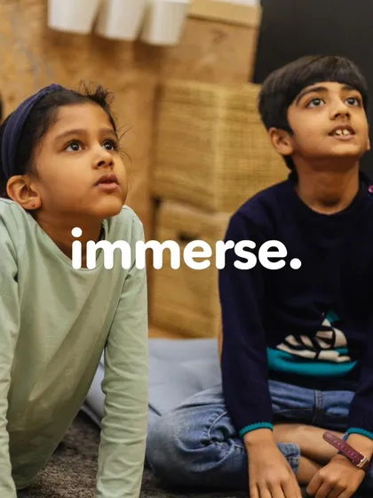 Storytelling so captivating it has the whole room hooked. Riti and Shashwat are completely immersed, showcasing the power of a well-told tale to capture the imagination.