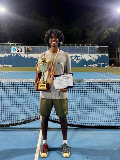 We are a proven launchpad for collegiate athletes. Here is our player Piyush Priyadarshi, who single-handedly won the deciding match to secure the championship title for his team at the BITS Open Sports Meet in Pilani. This is the kind of high-pressure performance we train for.