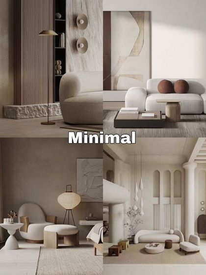 Minimalist design is defined by the principle of "less is more." This style uses a simple color palette, clean lines, and uncluttered spaces to create a sense of calm and sophistication, where every object has a purpose.
