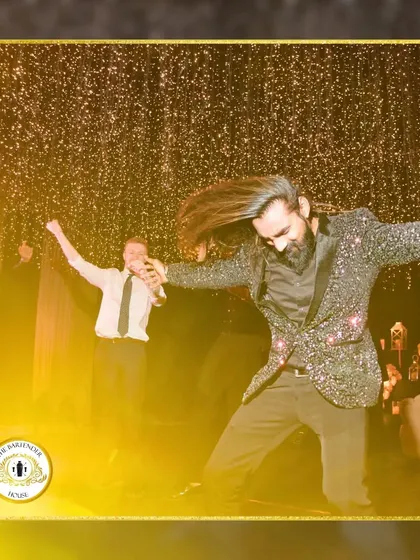 Caught in a moment of pure joy on the dance floor. When the beat drops, our team is right there with you, celebrating and keeping the spirits high.