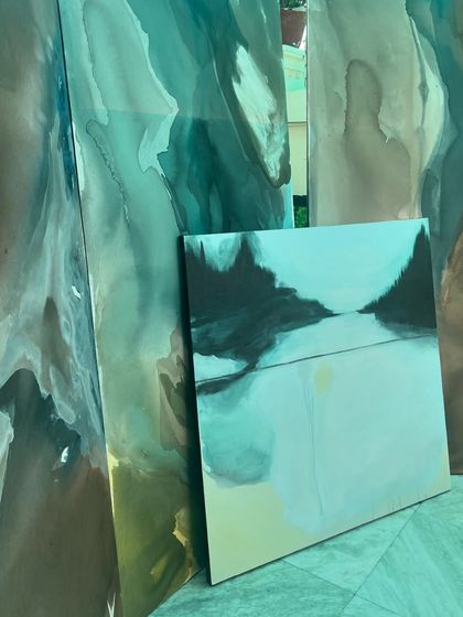 The full collection for the Lucknow cafe, ready to be shipped out. It was a huge and exciting project.