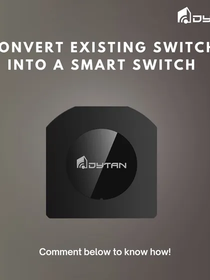 I can convert your existing switch into a smart switch effortlessly. This small module fits behind your current switchplate, giving you all the functionality of a smart switch without any visible changes.