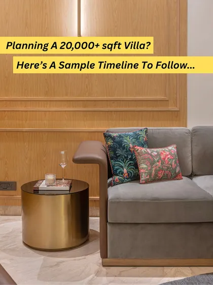 Planning a large villa? This series breaks down a sample timeline. The first 3-6 months are dedicated to concept and masterplanning, which forms the foundation of your home.