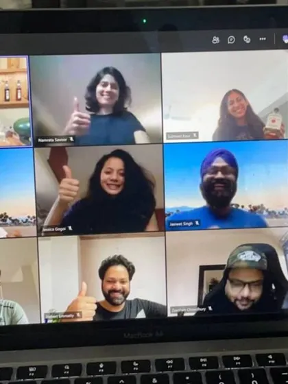 You can join my workshops from anywhere in the world. Here's a look at one of my interactive virtual cocktail masterclasses, where we connect and create great drinks together online.