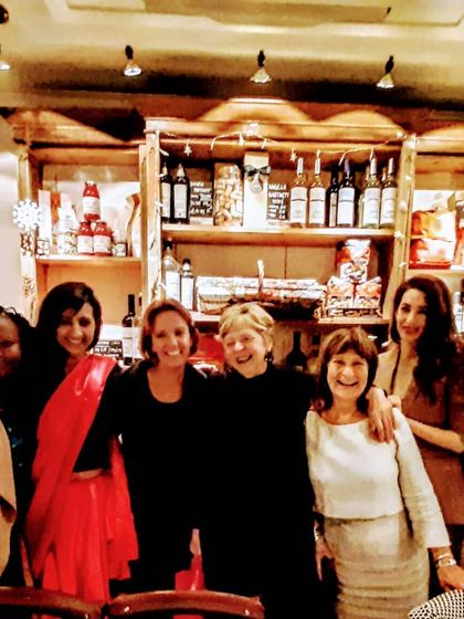 With the brilliant women of the High Level Panel on Media Freedom. These in-person collaborations and the solidarity of my woman and girl tribe are a source of immense strength.