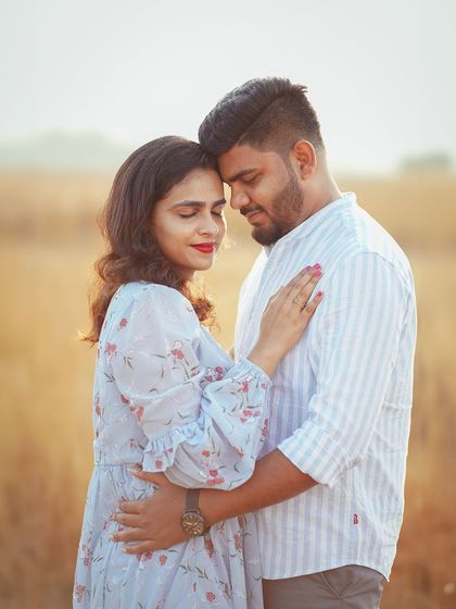 A quiet, intimate portrait from the field shoot. I capture a variety of moods, from playful laughter to tender embraces.