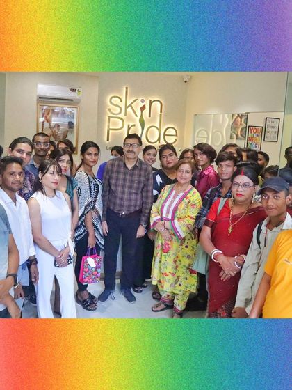 The whole community gathered at our clinic for our Pride Month event. It was a day of learning, sharing, and celebrating together.