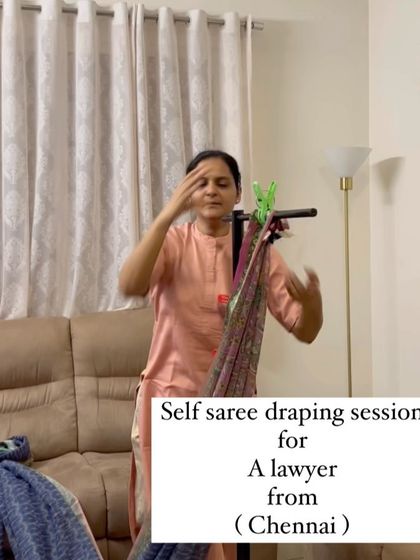 Shikha Agarwal - Personal Saree Draping Classes Learn From Anywhere in the World photo 33