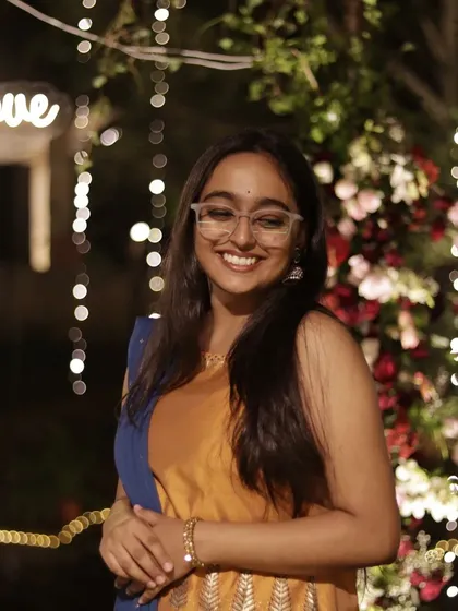 A happy smile from a beautiful wedding sangeet we performed at. Bringing joy to family celebrations through our music is one of the most rewarding parts of what we do.