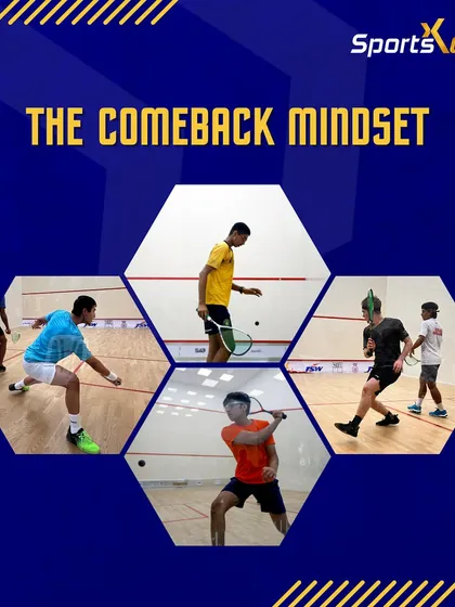 A strong comeback mindset is crucial for any athlete. This graphic highlights key moments of resilience and focus from our tournaments.