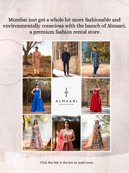 A collage from my feature in Campaign Brief, showcasing the variety of men's and women's wear available to rent. My goal is to be the go-to fashion rental store for everyone in Mumbai.