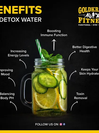 Detox water is a great way to stay hydrated and get extra nutrients. It can help with toxin removal, improve energy levels, and keep your skin hydrated.