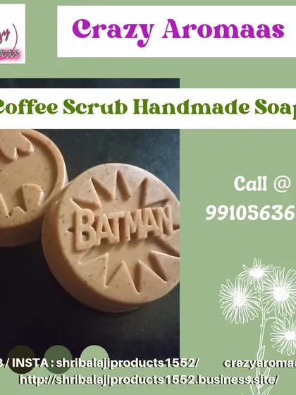 See what's possible! A client used my custom mold to create these fun "Batman" themed coffee scrub soaps. This shows how a unique mold can help you create products that truly stand out in the market.
