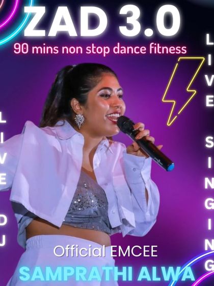 Meet our official emcee for ZAD 3.0, the vibrant and multi-talented Samprathi Alva. Her energy helped elevate the experience to new heights.