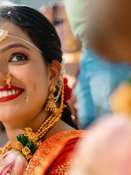 A bride's smile on her wedding day is magical. We focus on capturing stunning bridal portraits that show off not just the beautiful attire and jewelry, but the happiness and excitement shining from within.