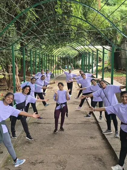 Our community of Deer Angels having fun during one of our outdoor fitness events. We believe in taking our workouts beyond the gym walls to stay active and connected.
