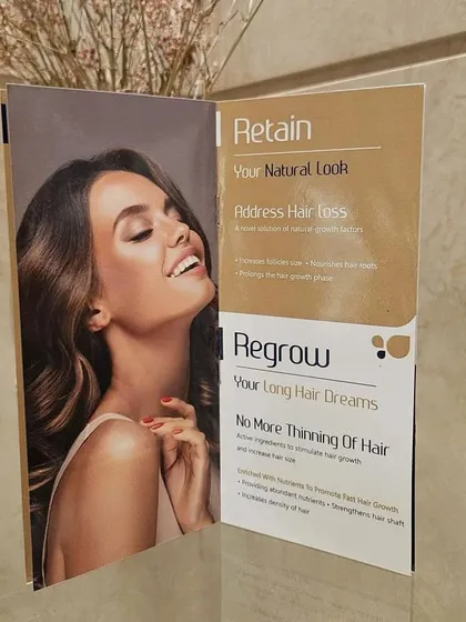 We offer the FDA-approved QR678 hair regrowth treatment. This service is a novel solution to address hair loss and retain your natural look.