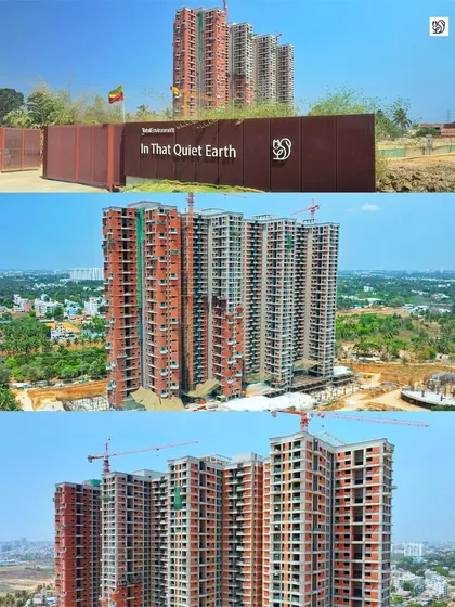 Documenting the construction progress for Total Environment's "In That Quiet Earth" project. This type of aerial shot is crucial for developers and project managers to monitor and showcase development milestones.
