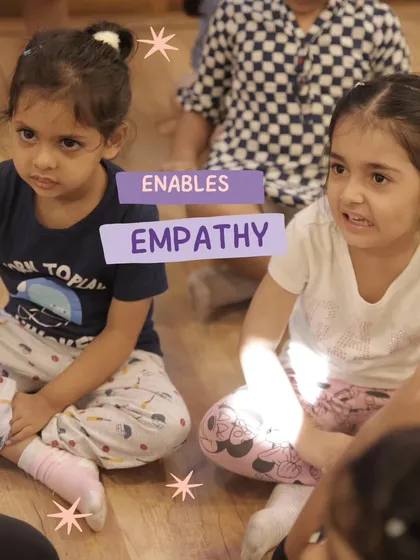 By stepping into another character's shoes during our creative drama exercises, children learn to understand different perspectives, which is the foundation of empathy.