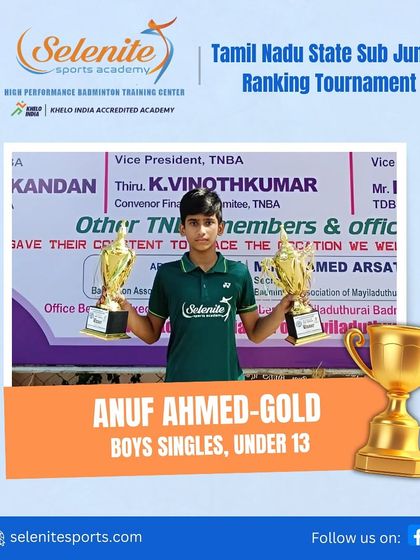 Selenite Sports - High Performance Badminton Training Our Champions' Podium Finishes photo 67