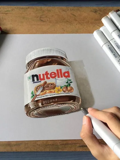 This drawing of a Nutella jar was my first attempt at a realistic object back in 2015. It's a reminder of how practice and dedication lead to growth.