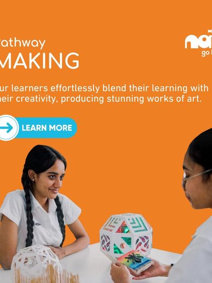 The Making Pathway is where creativity and learning blend seamlessly. My students produce stunning works of art, like these intricate geometric sculptures, transforming their imagination into tangible masterpieces.