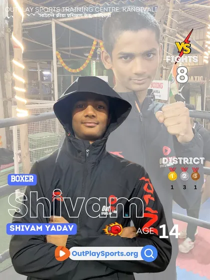 Shivam Yadav, a 14-year-old warrior with a district gold. He is committed to training hard and making his way to the top.
