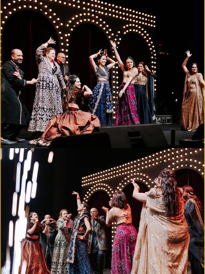 A group performance featuring multiple generations of the family. We choreograph these numbers to be inclusive and fun for everyone, regardless of age or dance experience.