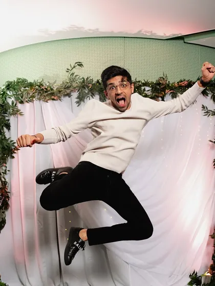My mood when I get to play in my home city of Mumbai. There's nothing like the energy of a hometown crowd.